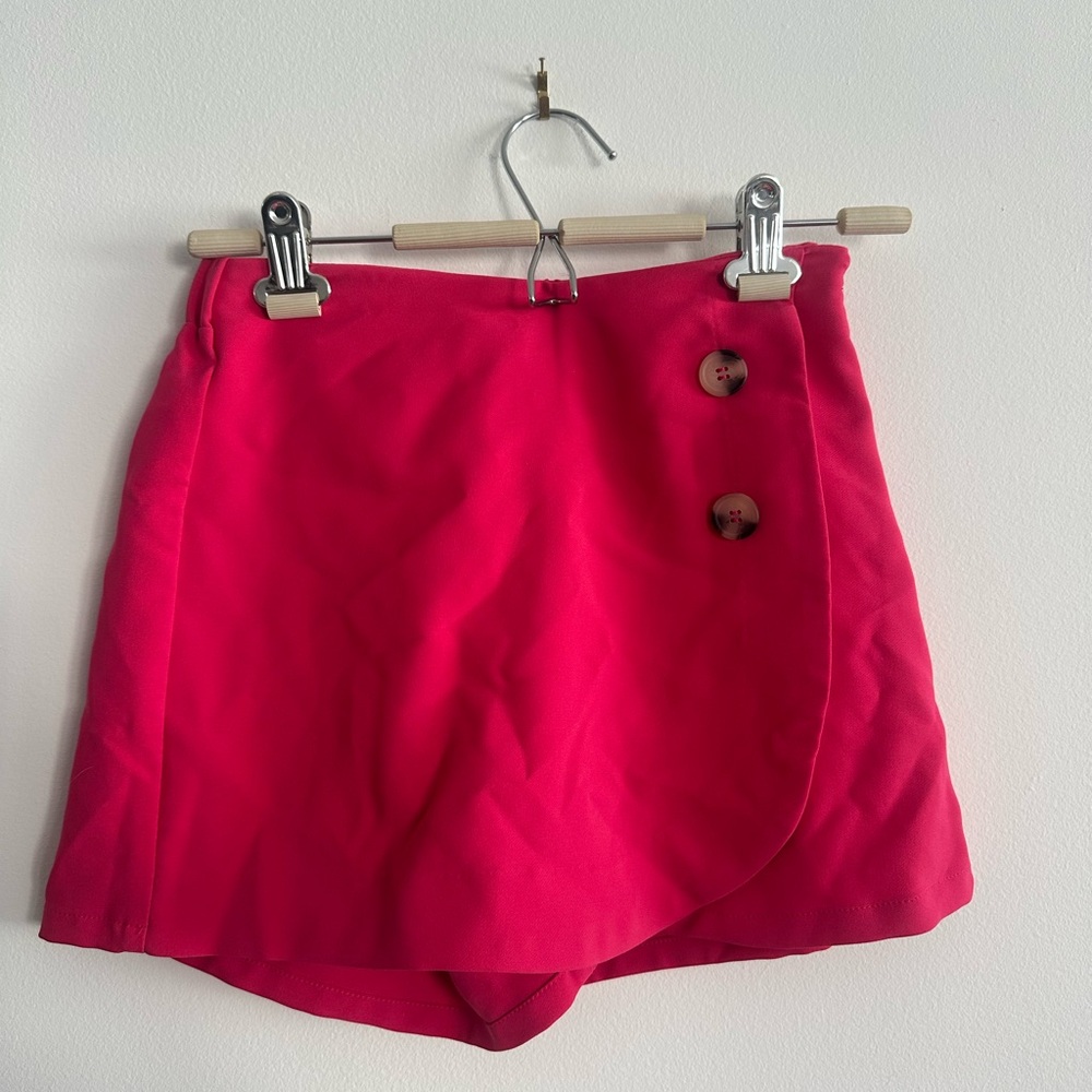 Love Tree pink Buttoned Skirt